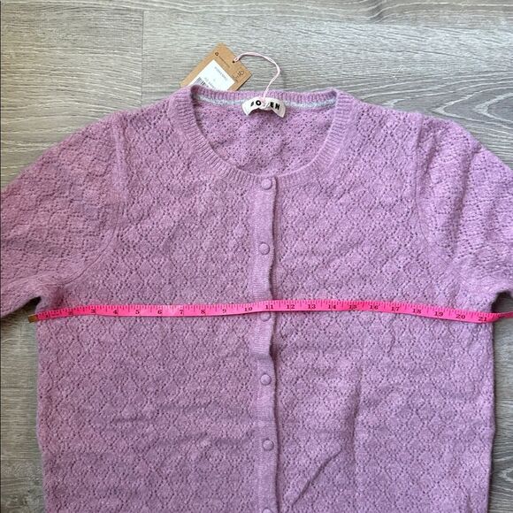 NEW BODEN Pointelle Long-Sleeve Cardigan Large - Picture 7 of 8